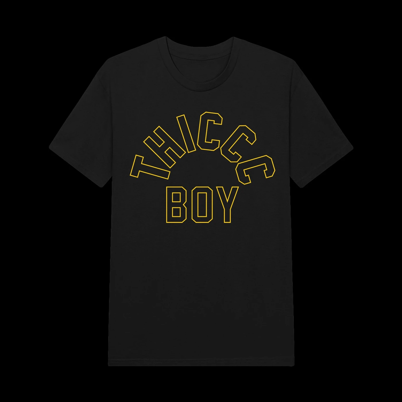 Brendan Schaub Thiccc Boy Varsity Black Tee