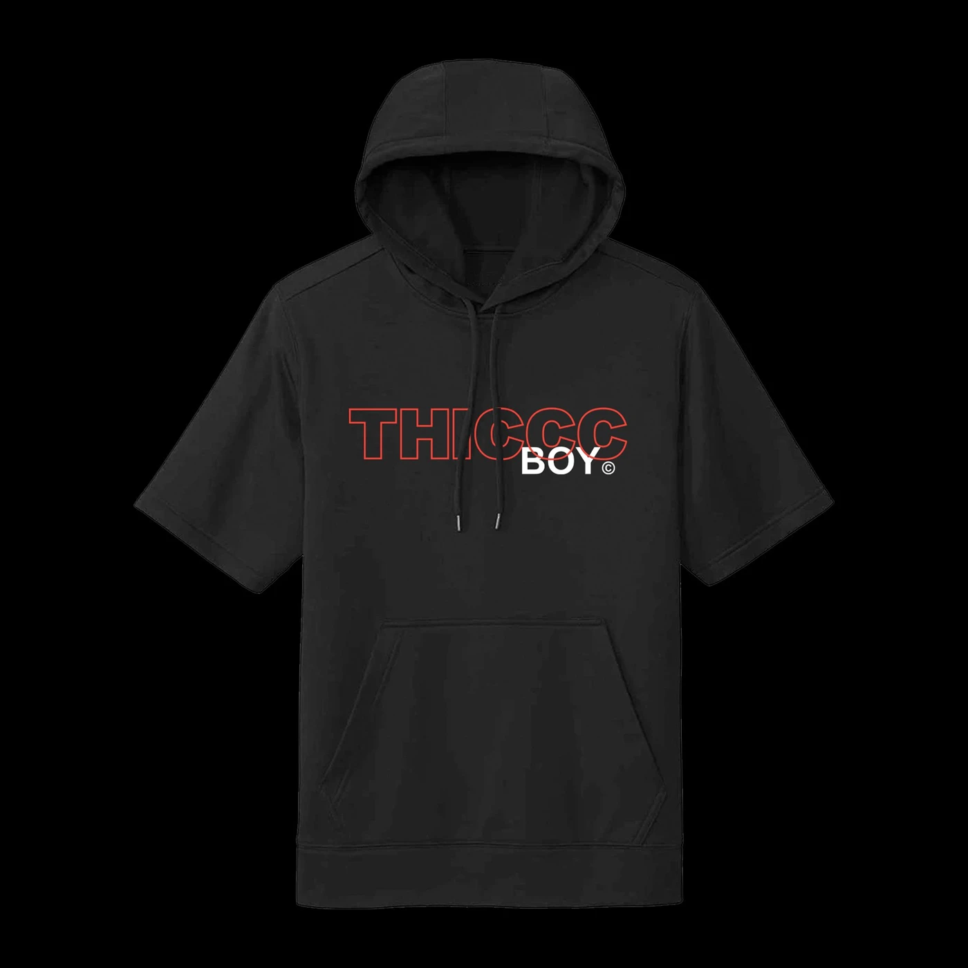 Brendan Schaub Thiccc Boy Logo Short Sleeve Hoodie