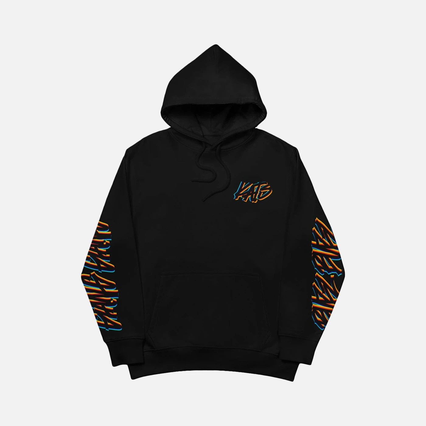 King and The Sting Graffiti Black Hoodie