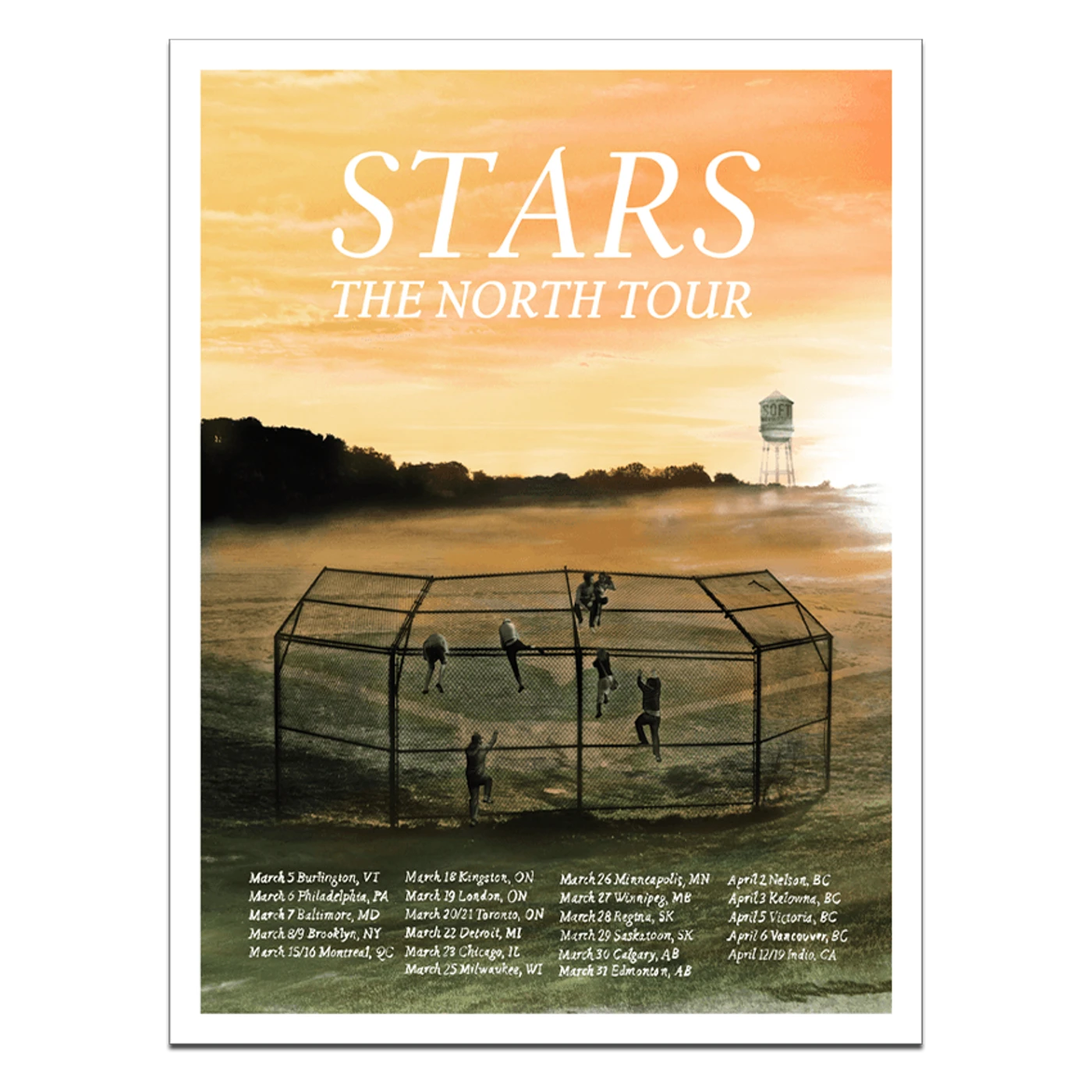 Stars Spring 2013 Tour Poster