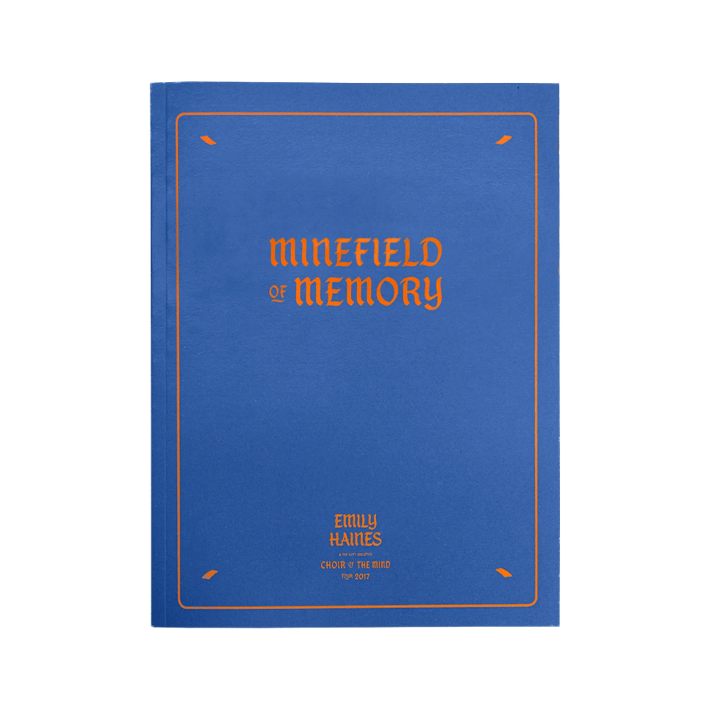 Metric Autographed Minefield of Memory Notebook + Pencil