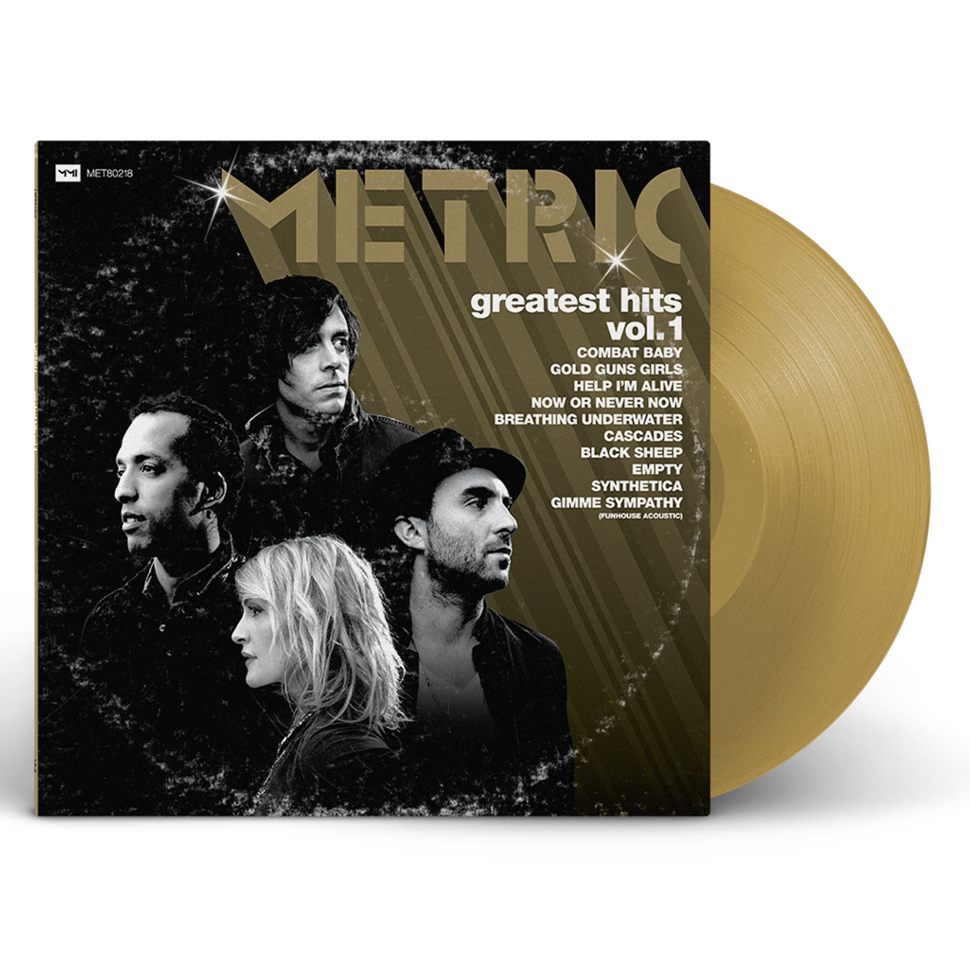 Metric Greatest Hits Vol. 1 12" Vinyl (Gold)