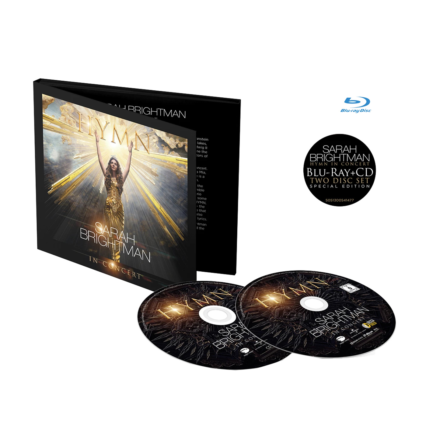 Sarah Brightman HYMN IN CONCERT - Deluxe Edition Blu-ray/CD