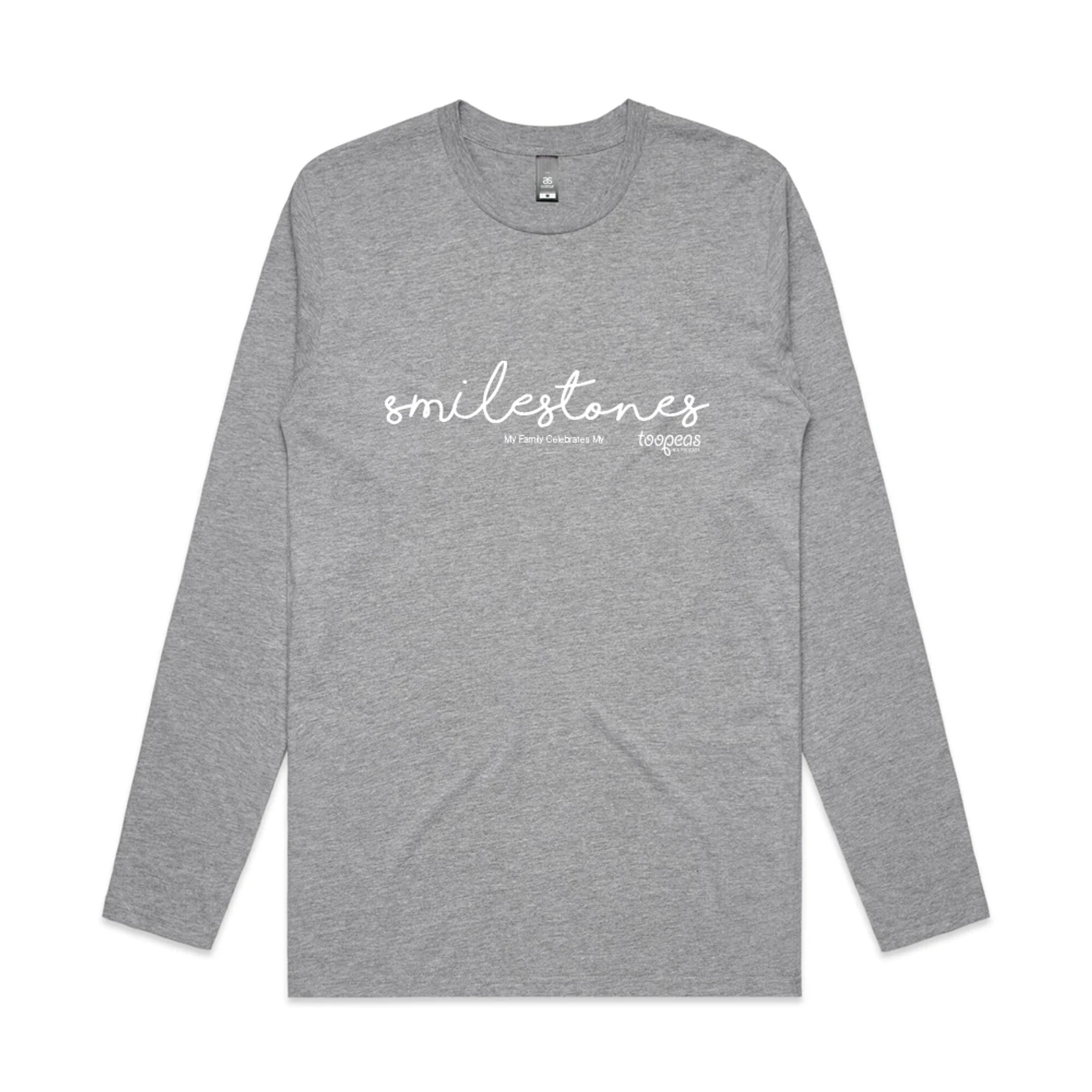 Too Peas In A Podcast Smilestones Adult (Unisex) Long Sleeve