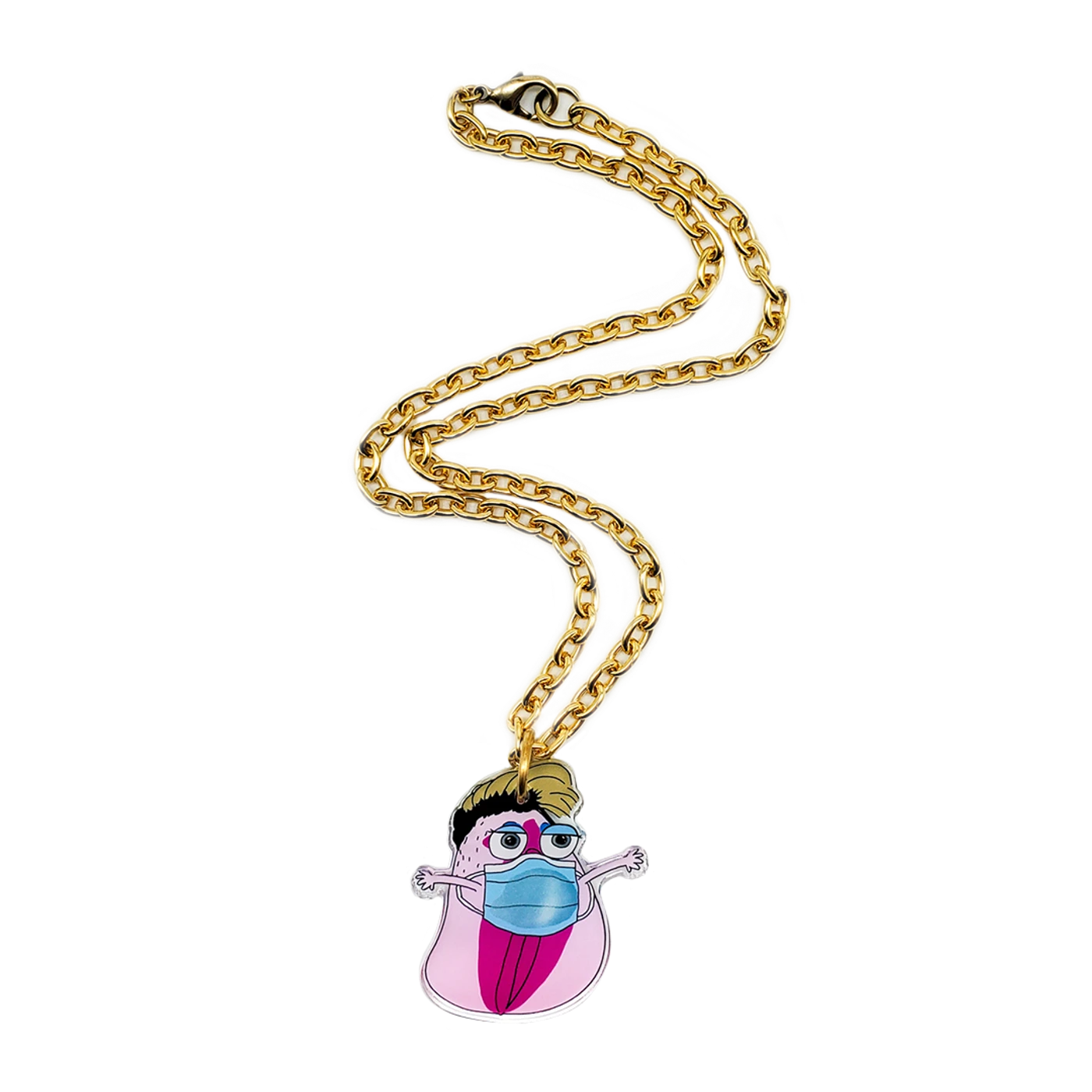 Peaches Pussy Pendant Necklace by Leroy's Place