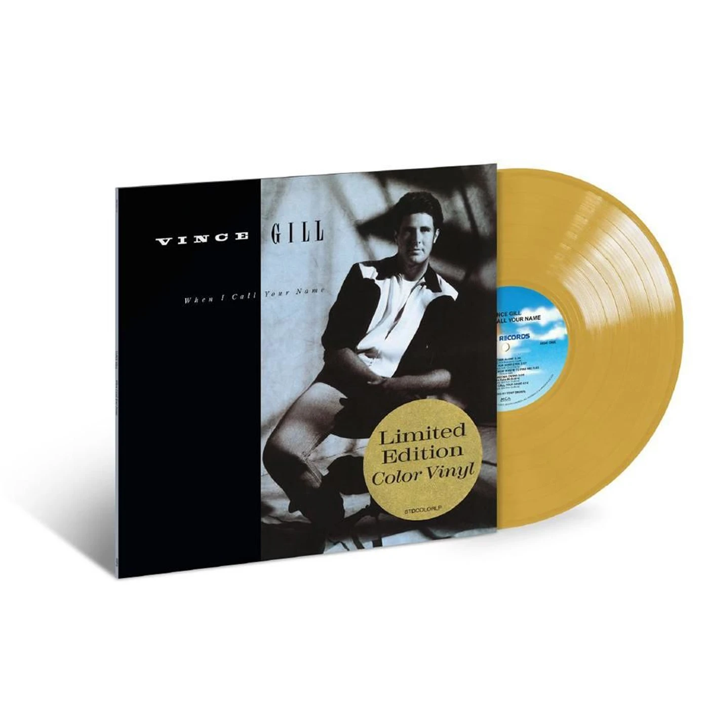 Vince Gill When I Call Your Name Gold LP (Vinyl)