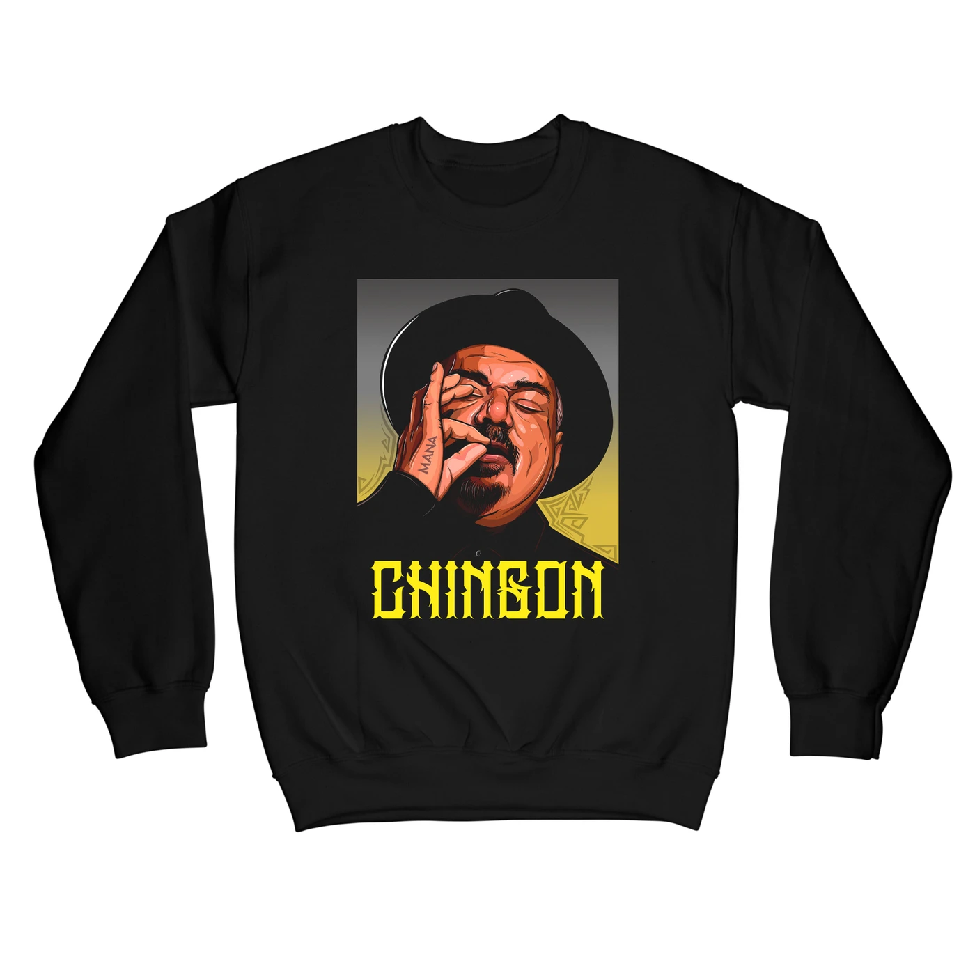George Lopez Urban Aztec "Black" Crewneck
