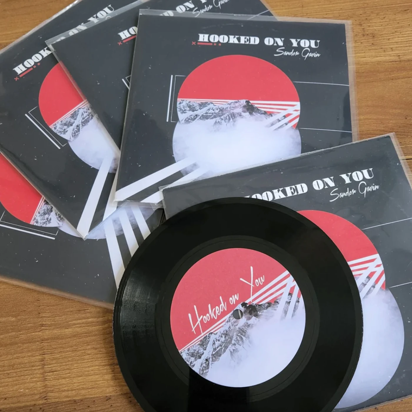 Sandor Gavin Hooked on You & City That Never Sleeps 7" Bundle