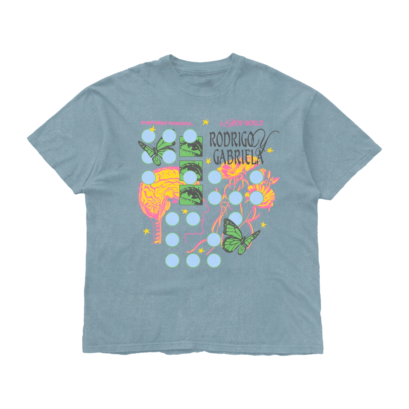 Rodrigo y Gabriela Butterfly And Brain T-Shirt