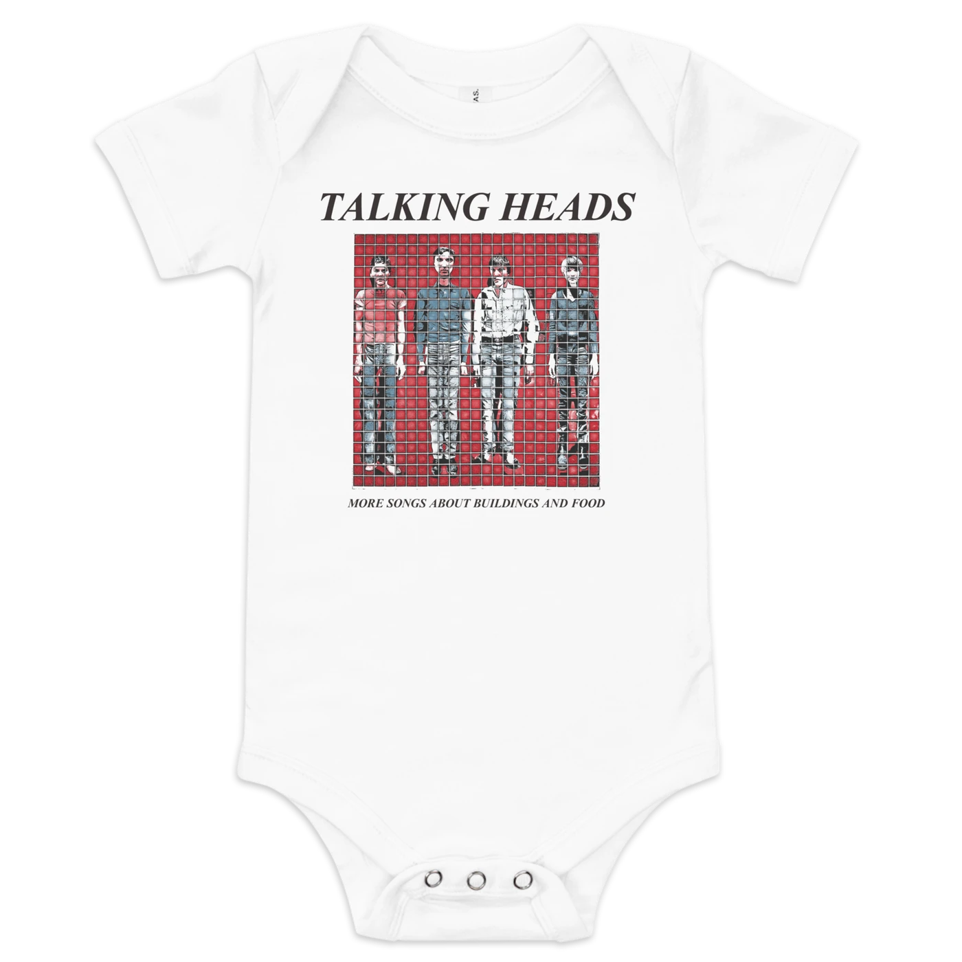 Talking Heads More Songs About Buildings And Food Baby Onesie