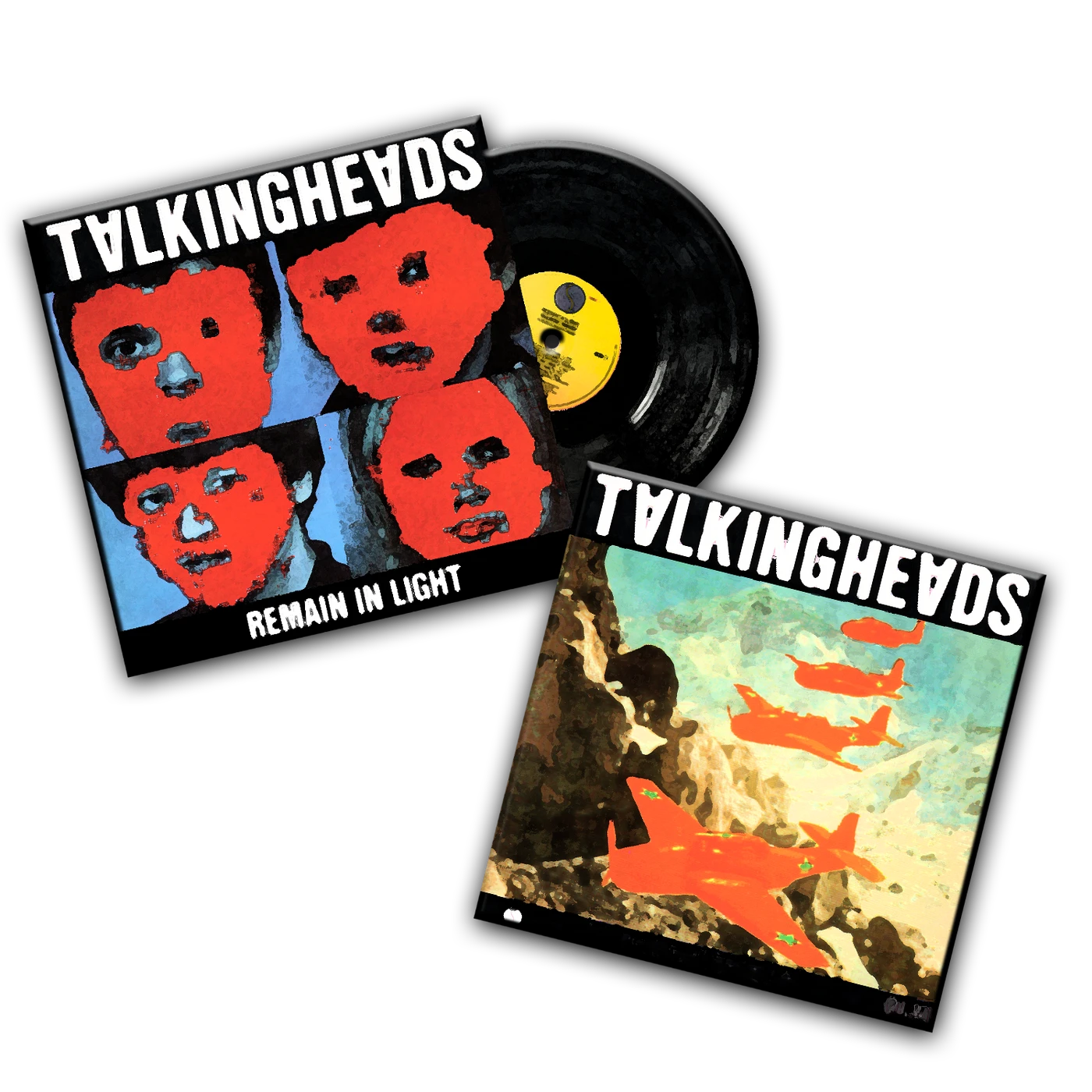 Talking Heads Remain In Light Mini Album Pin Set