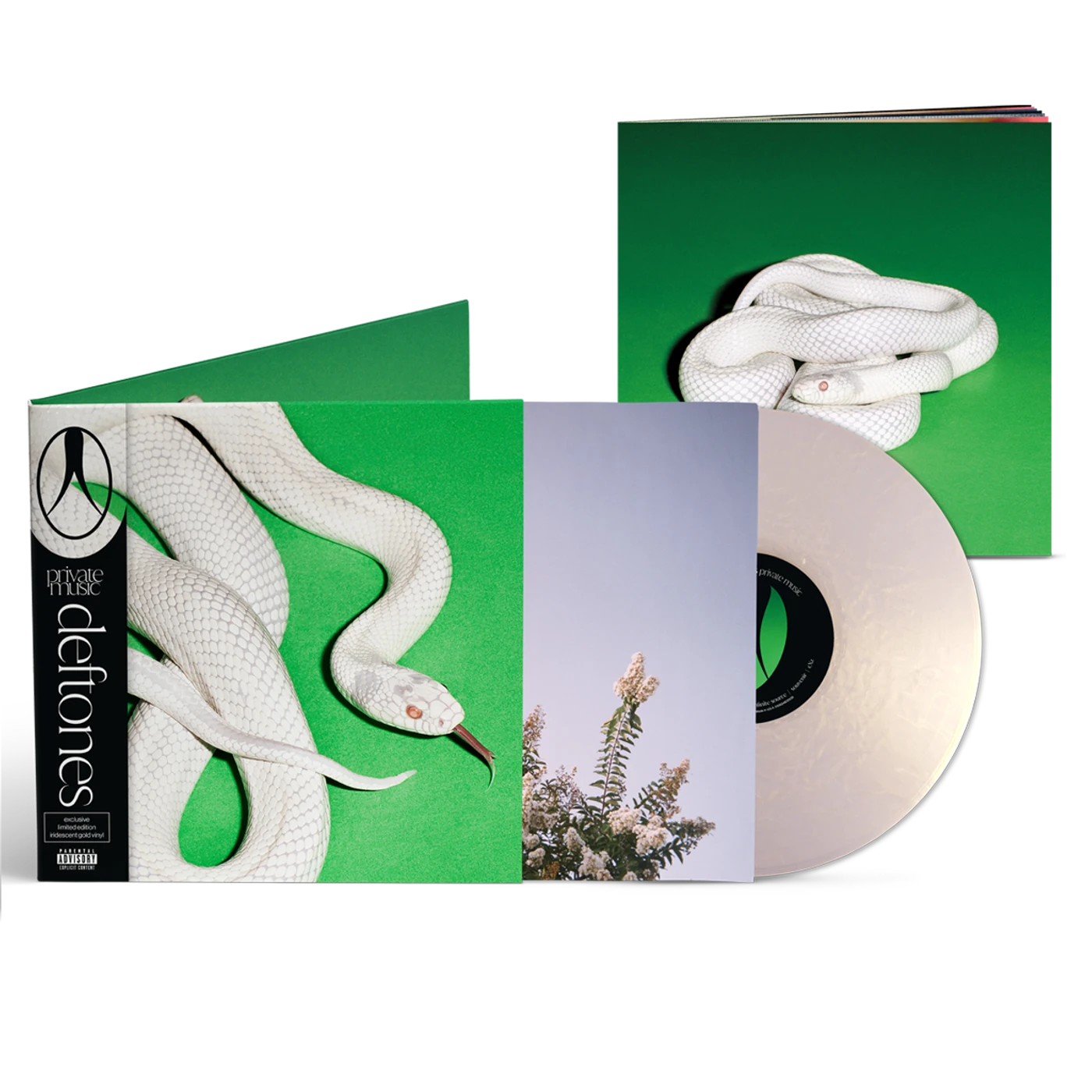 Deftones private music store exclusive deluxe gatefold iridescent gold vinyl (numbered)