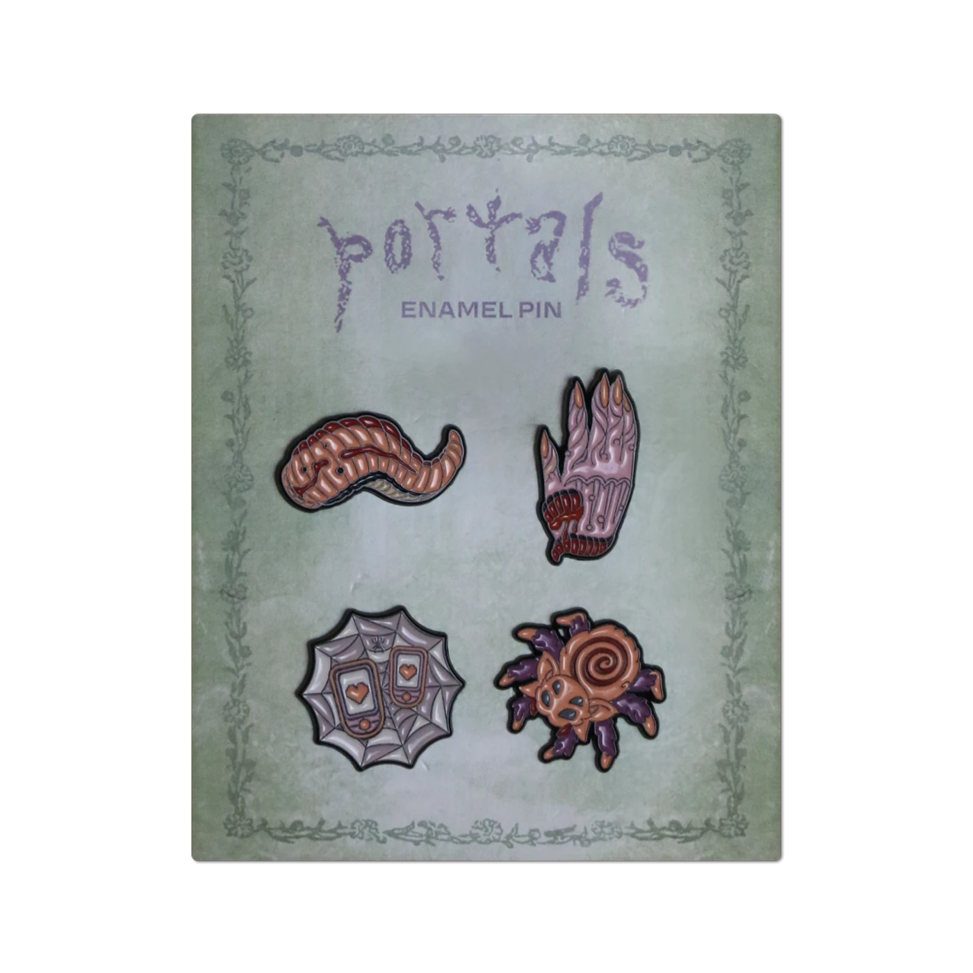 Melanie Martinez Spiderweb Enamel Pin Set