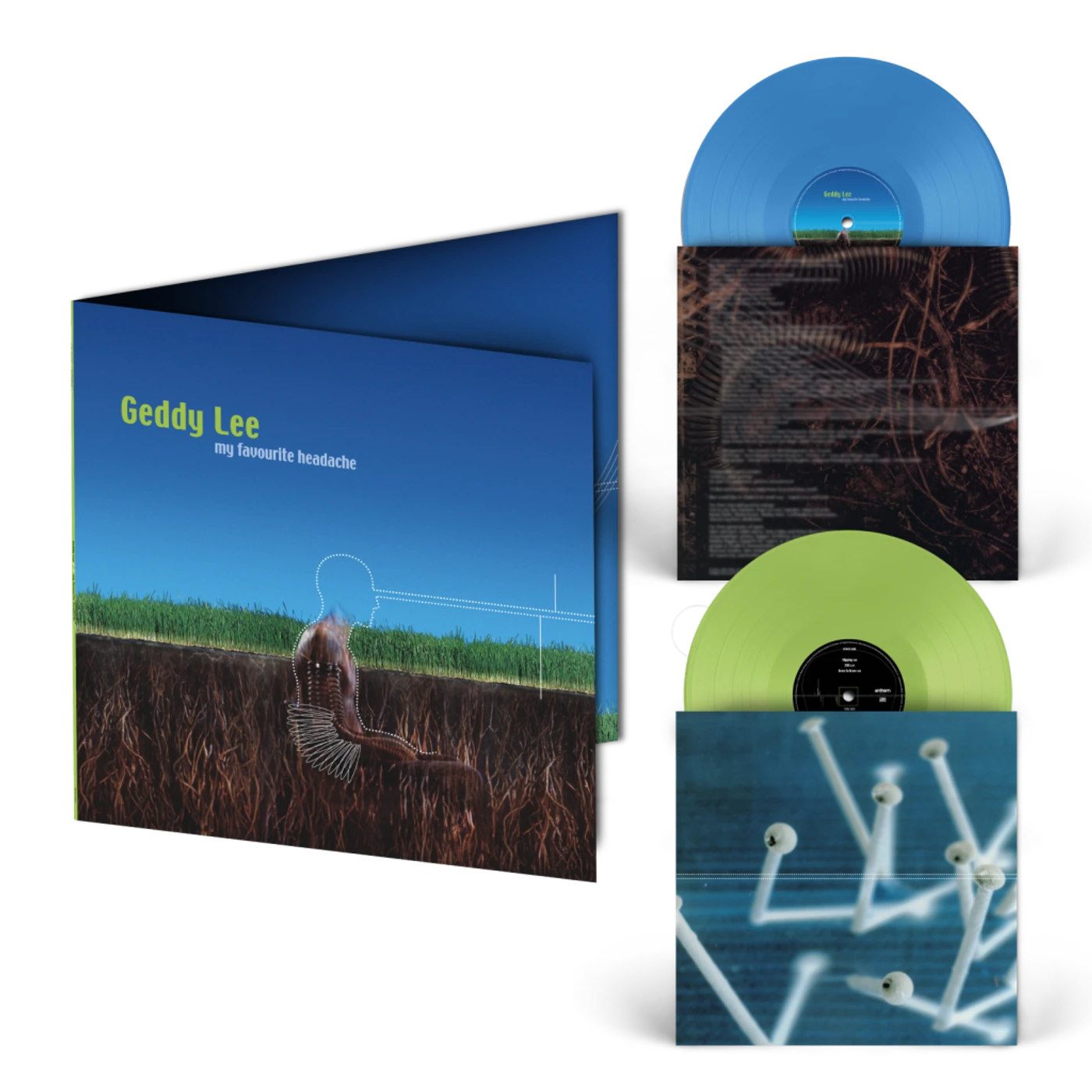 Geddy Lee My Favourite Headache (2LP, Blue + Green Vinyl)