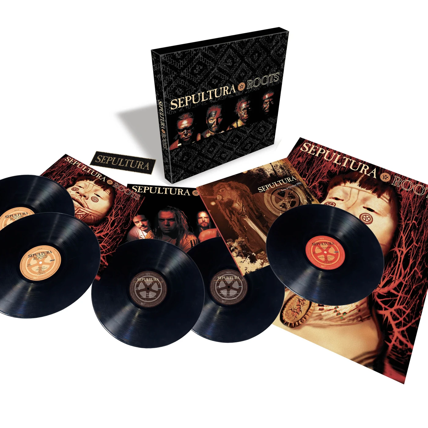 Sepultura Roots 25th Anniversary 5LP Box (black vinyl version)