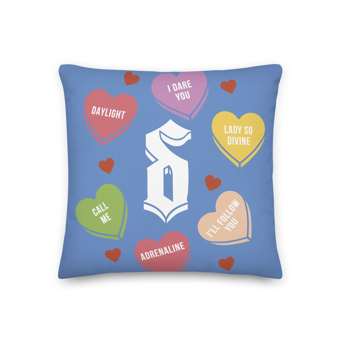 Shinedown Candy Hearts Pillow