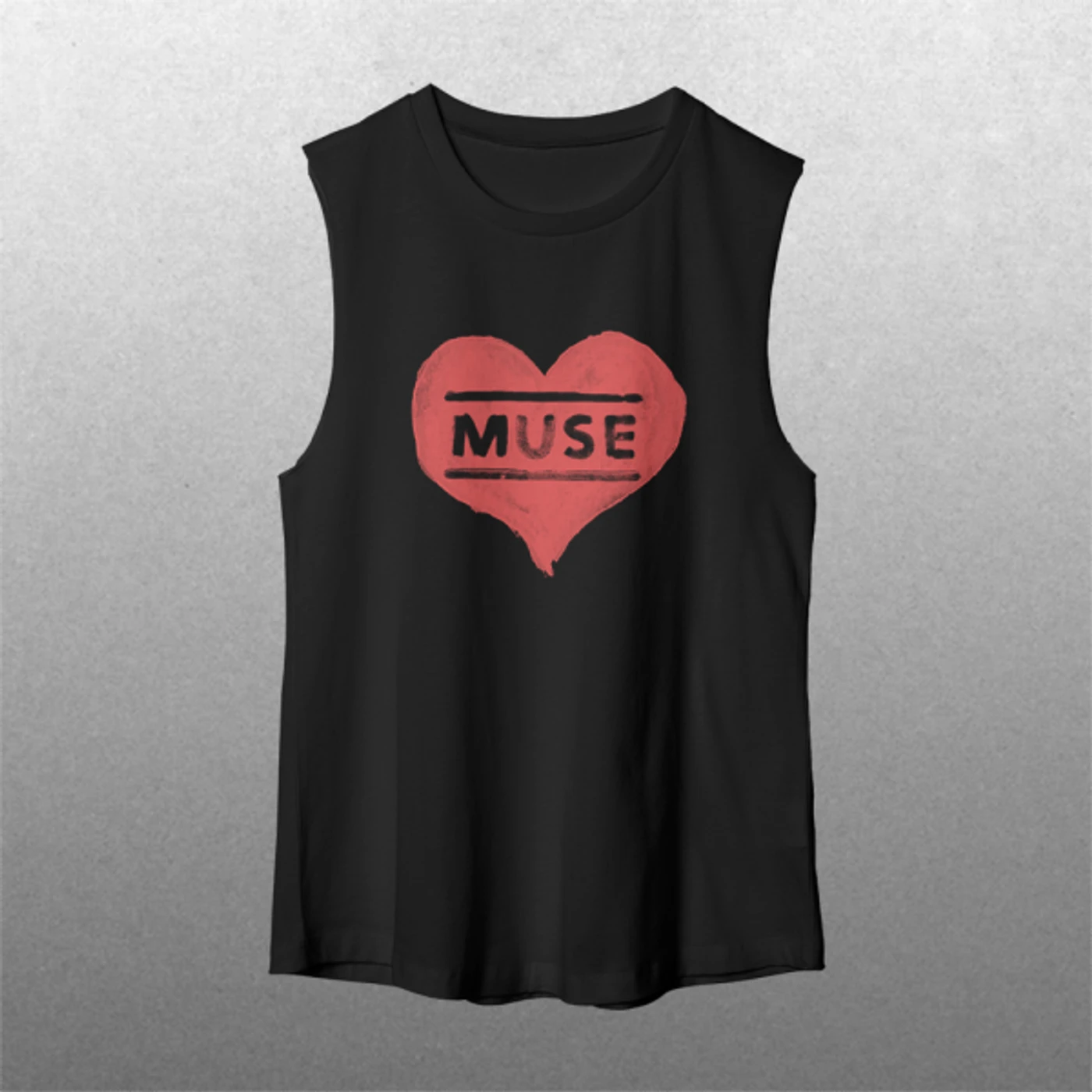 Muse Painted Heart Tank Top