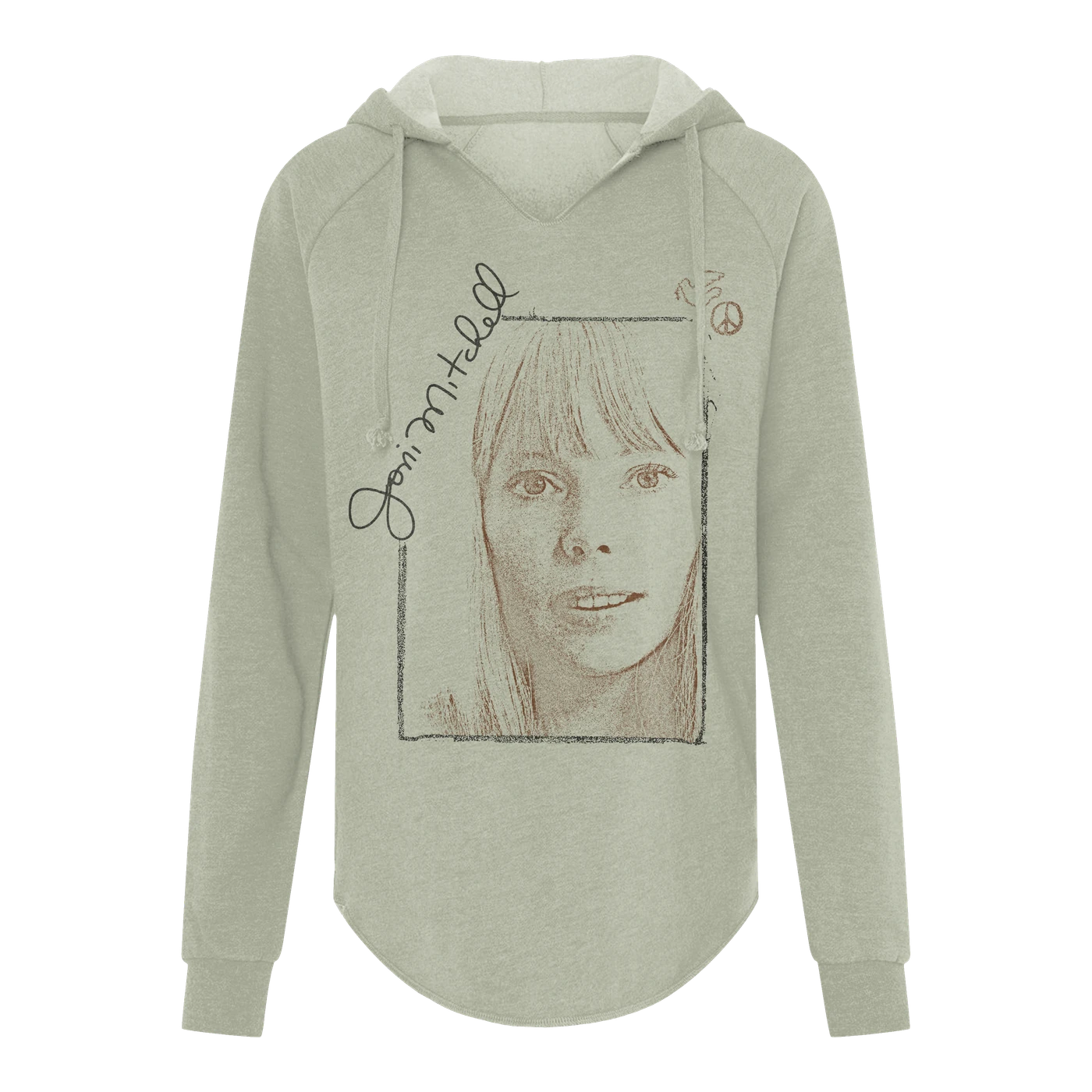 Joni Mitchell Portrait Signature Hoodie