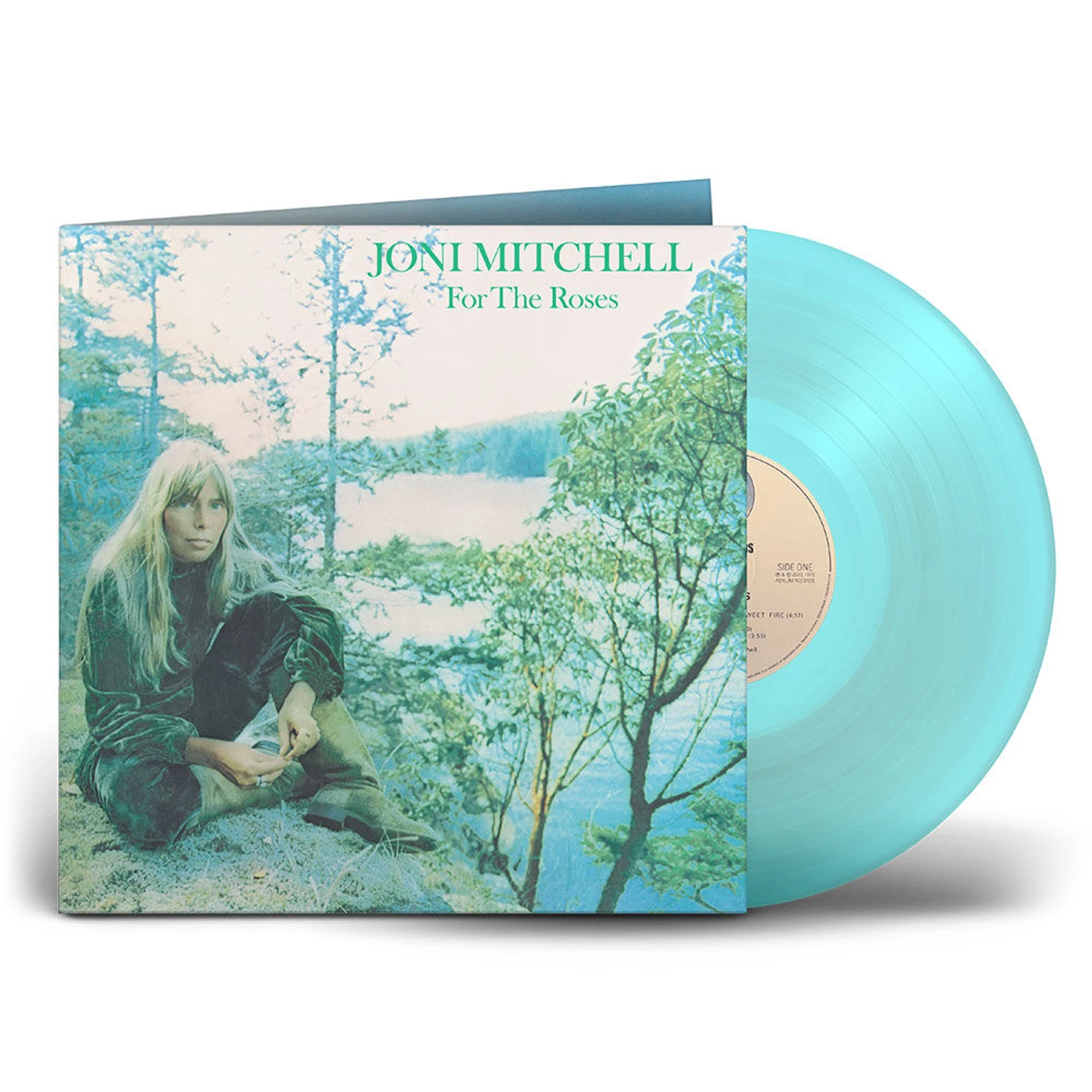 Joni Mitchell For The Roses (Transparent Aqua LP) (Vinyl)