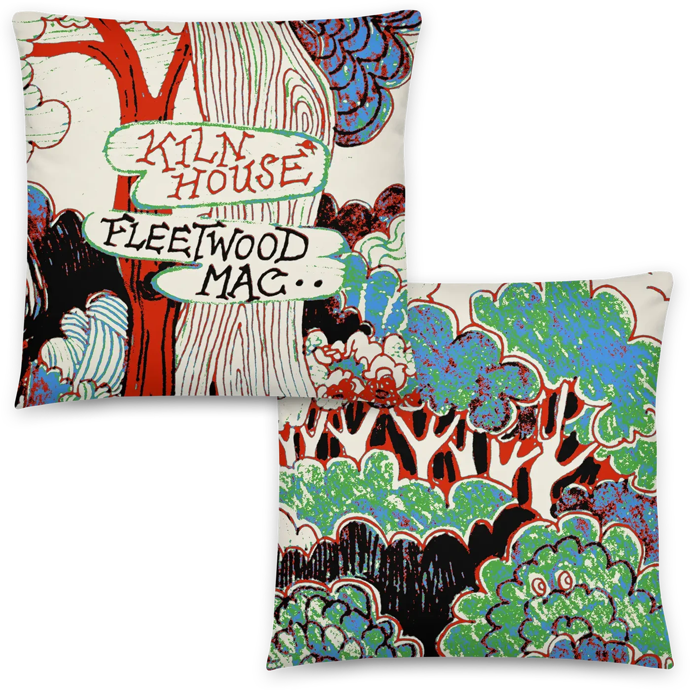 Fleetwood Mac Kiln Throw Pillow
