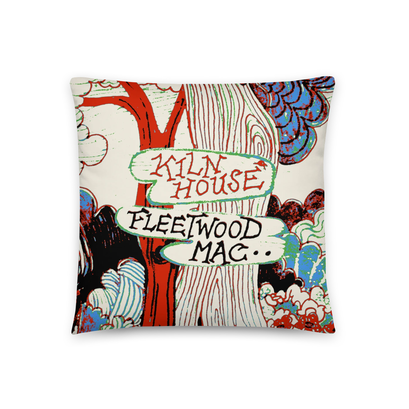 Fleetwood Mac Kiln Throw Pillow