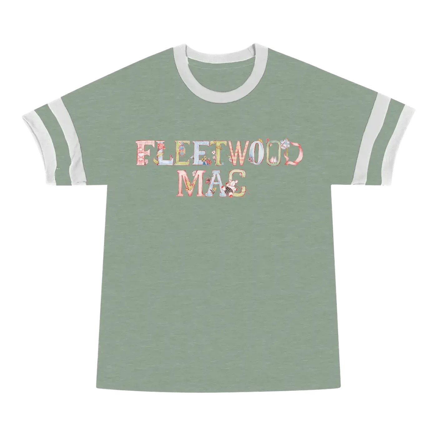 Fleetwood Mac Kiln House Logo Ringer T-Shirt