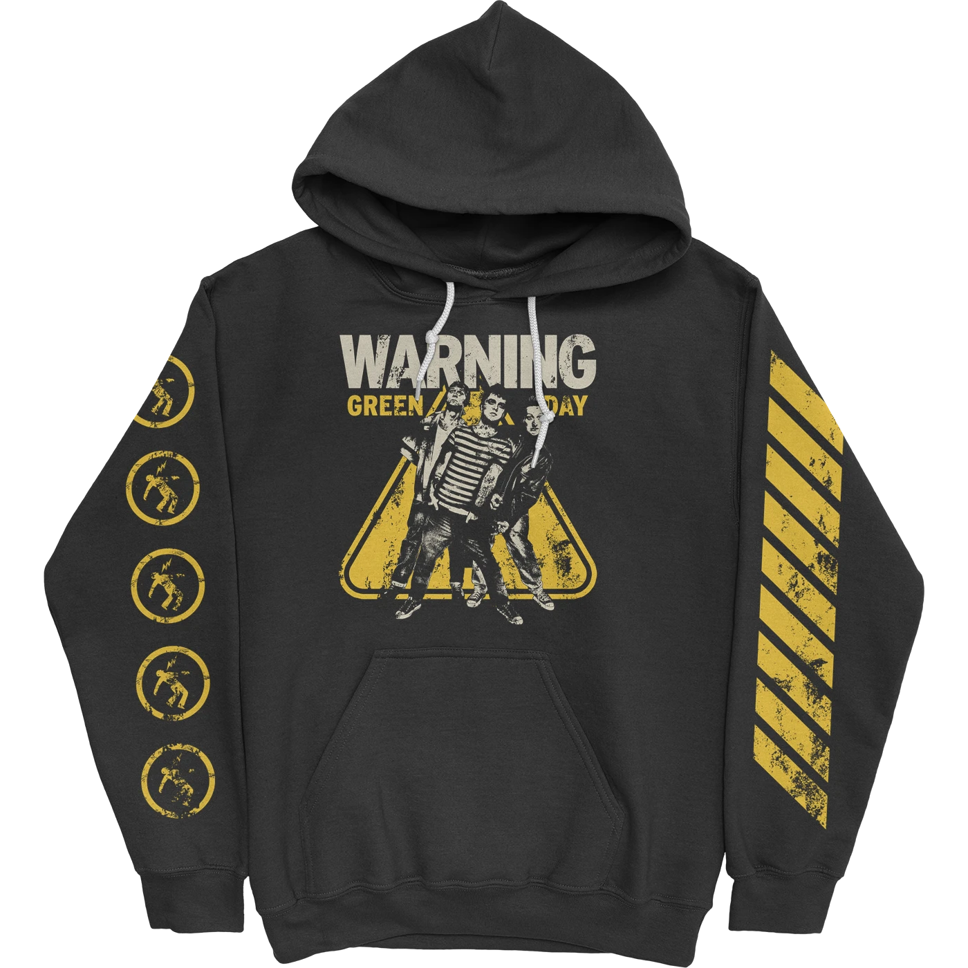 Green Day Warning Sign Hoodie