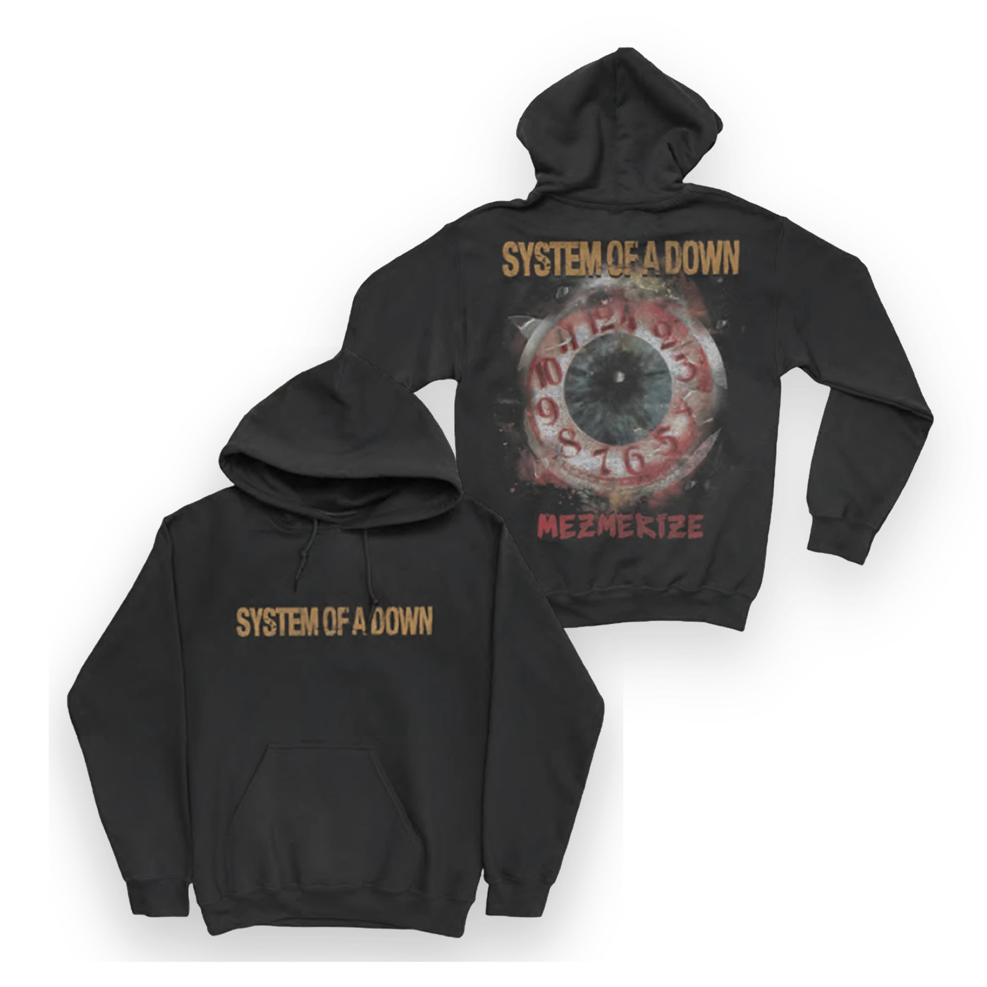 System Of A Down Shattered Numbers Pullover Hoodie