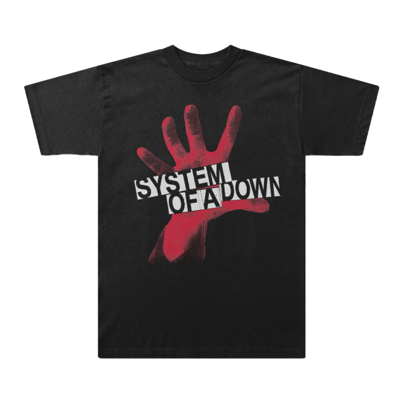 System Of A Down Self Titled Red Hand Logo T-Shirt