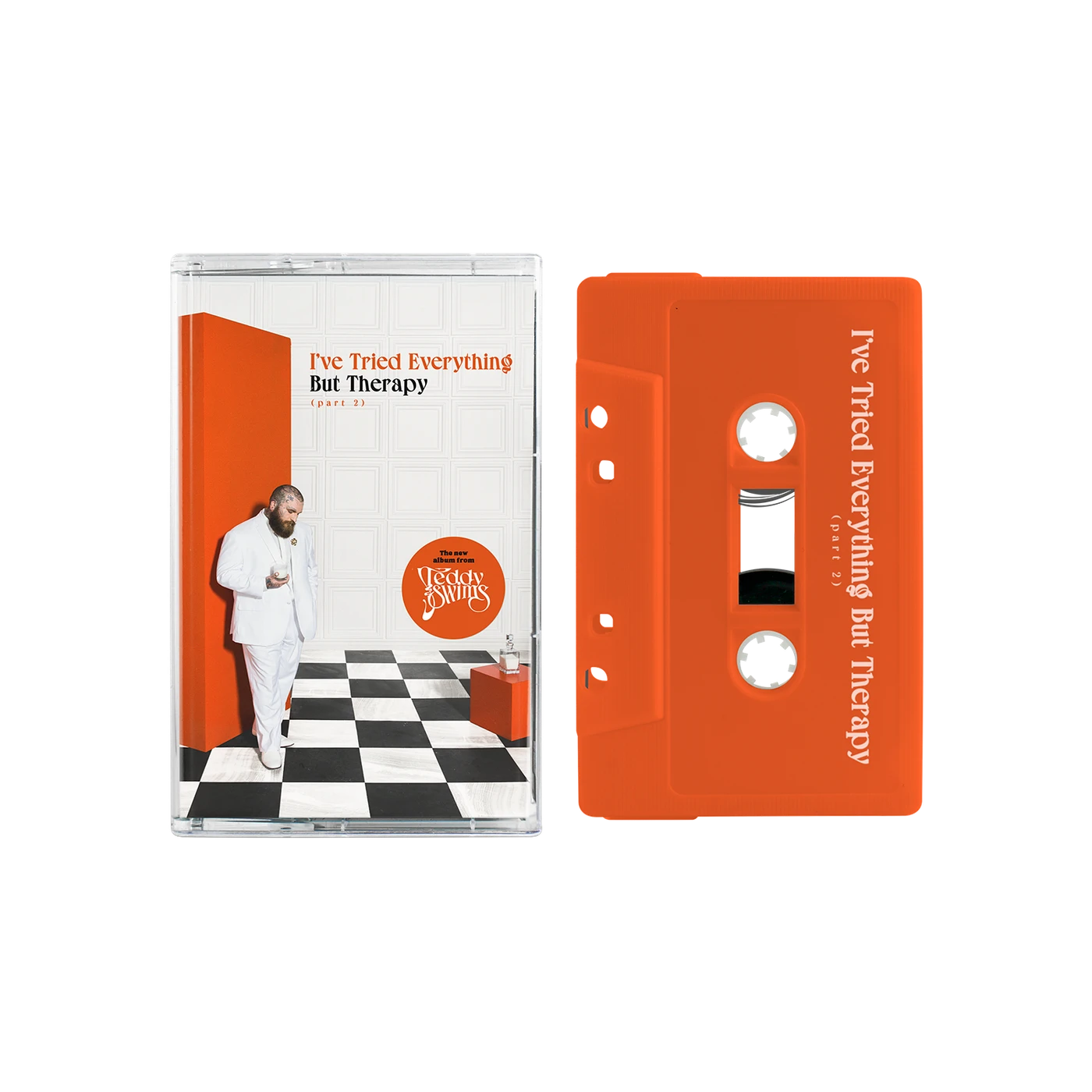 Teddy Swims I've Tried Everything But Therapy (Part 2) Alt Orange Cassette