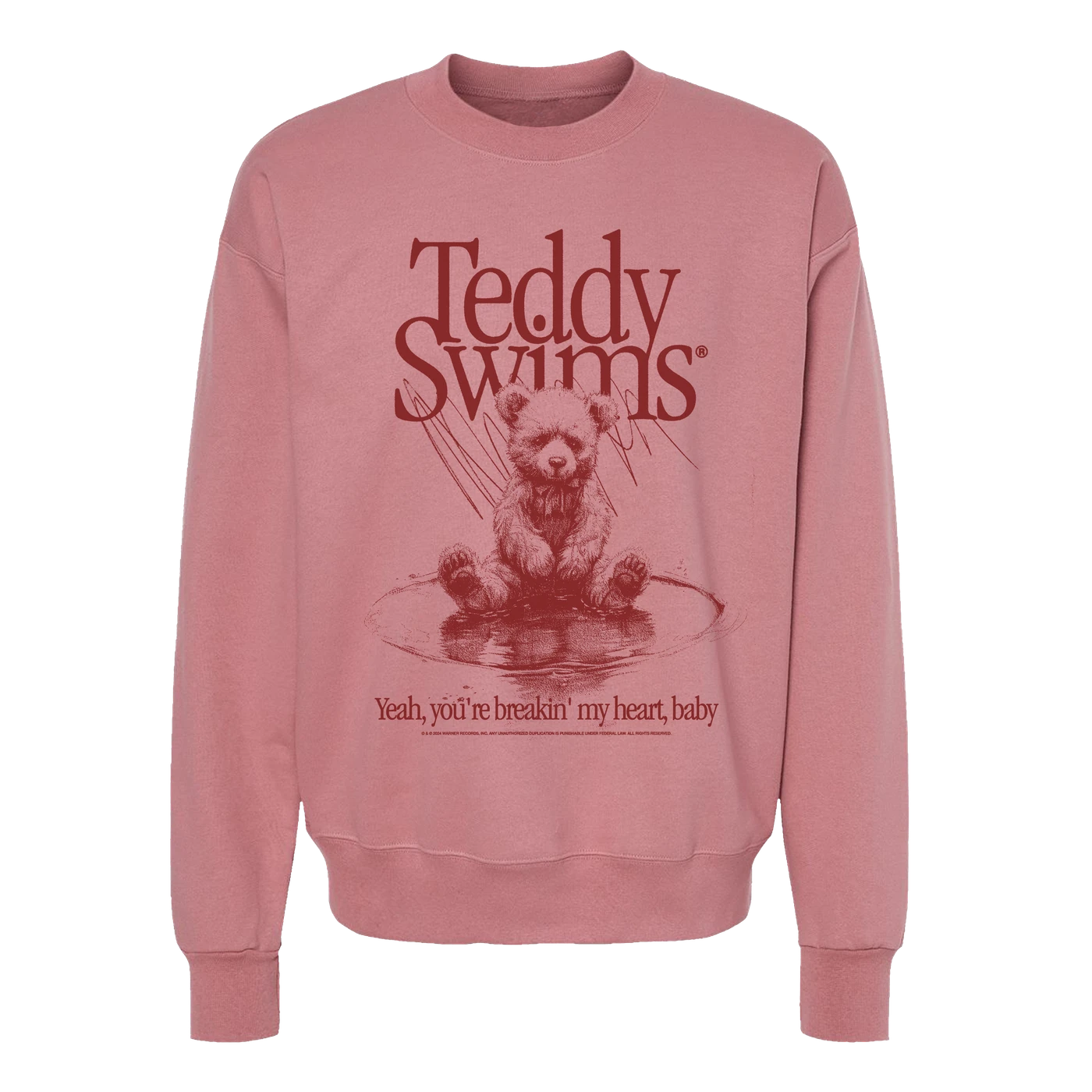 Teddy Swims Breakin' My Heart Crewneck