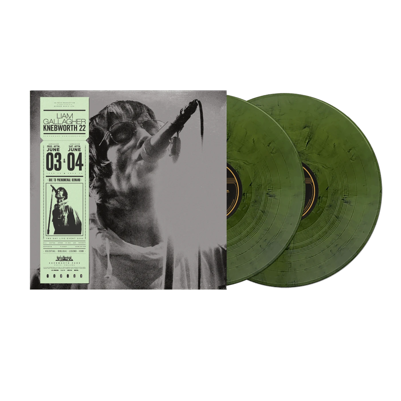 Liam Gallagher Knebworth 22 Exclusive Marble 2LP (Vinyl)