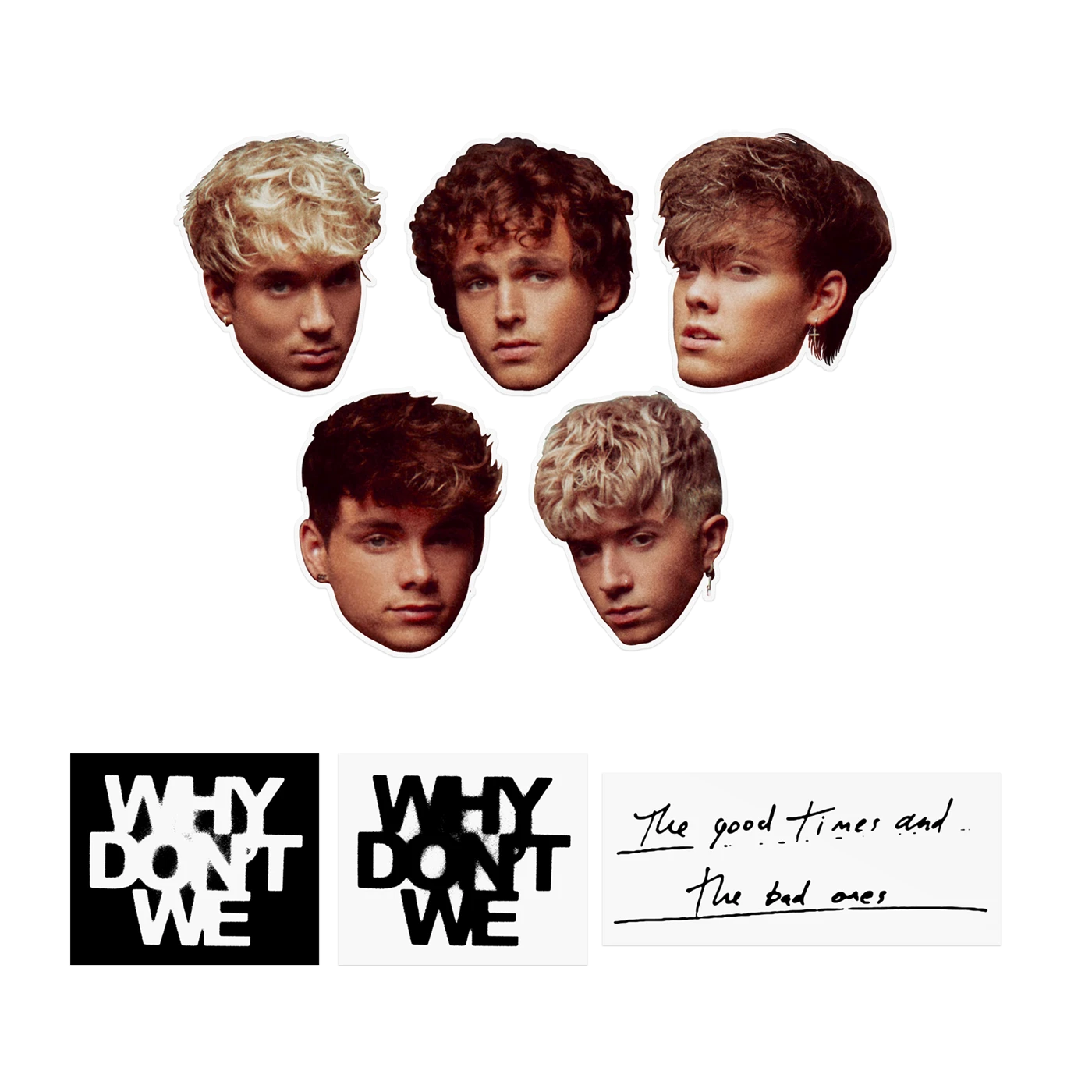 Why Don't We Faces Sticker Pack