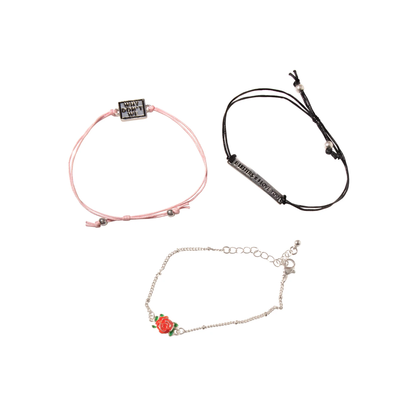 Why Don't We 8 Letters Bracelet Set