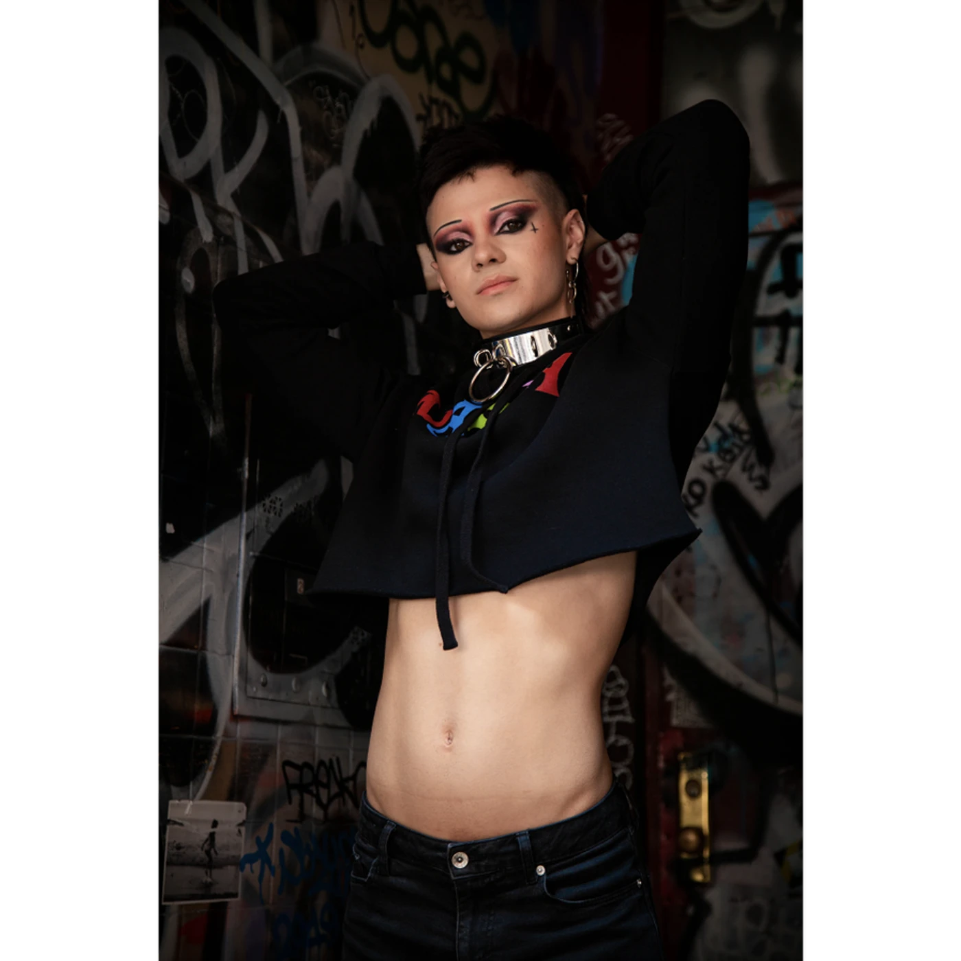 Rico Nasty Nasty Mob Cropped Hoodie