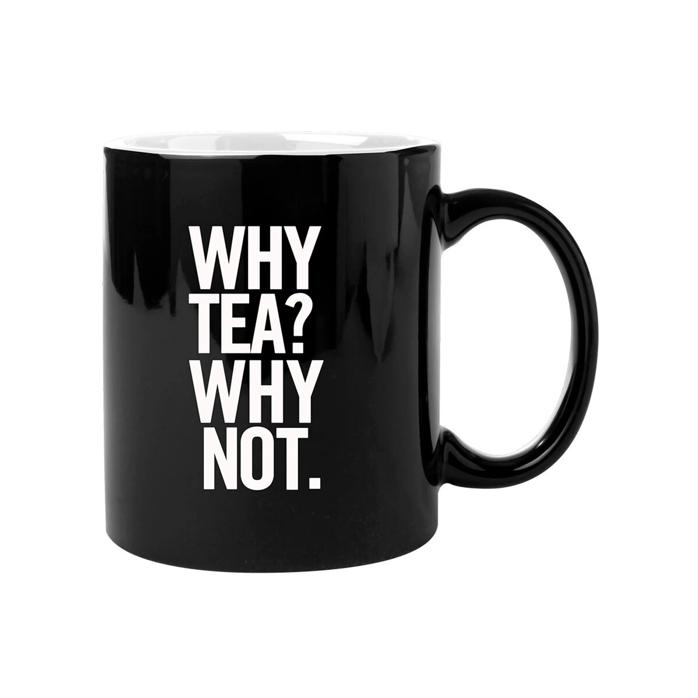 Liam Gallagher Why Tea Why Not Mug Black/White