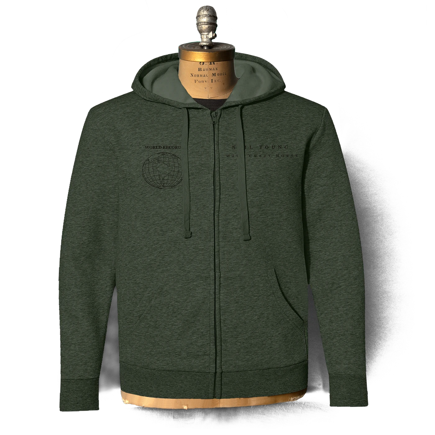 Neil Young World Record Zip Hoodie