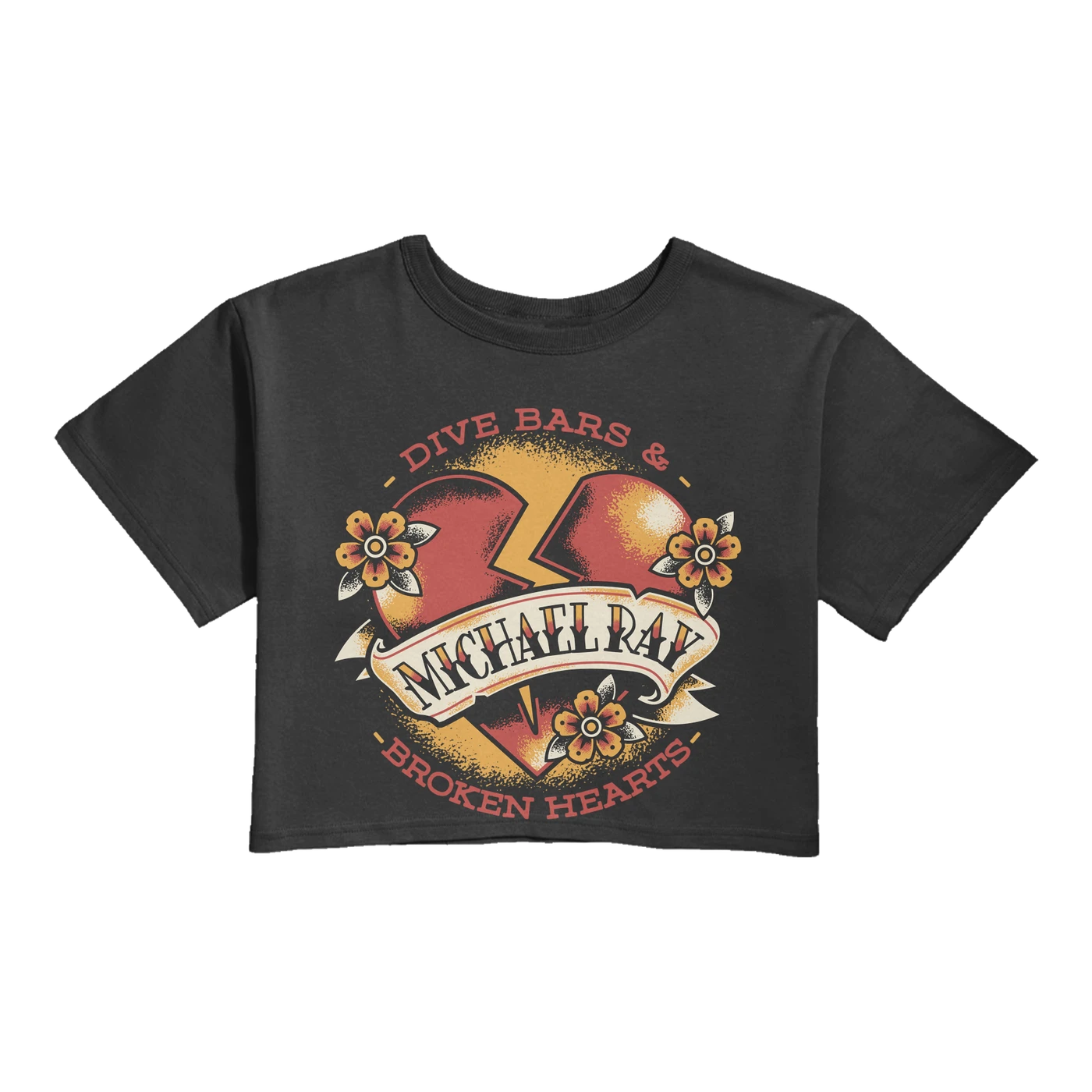 Michael Ray Dive Bars & Broken Hearts Ladies Crop