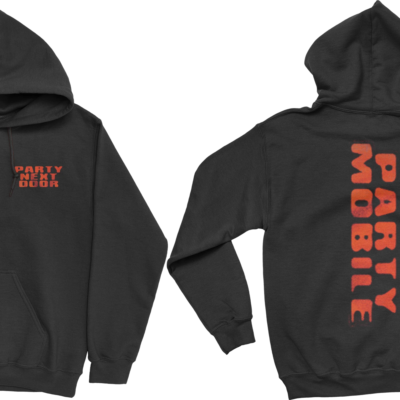 PARTYNEXTDOOR PARTYMOBILE Distressed Hoodie