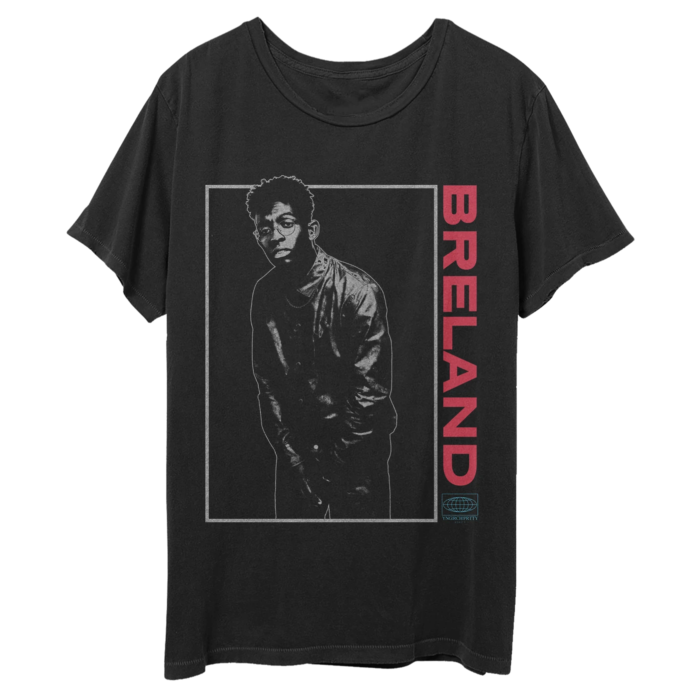 BRELAND Stencil Photo T-shirt