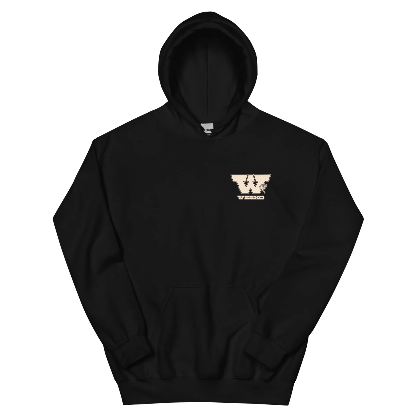 Wesko Cardinal Logo Black Hoodie