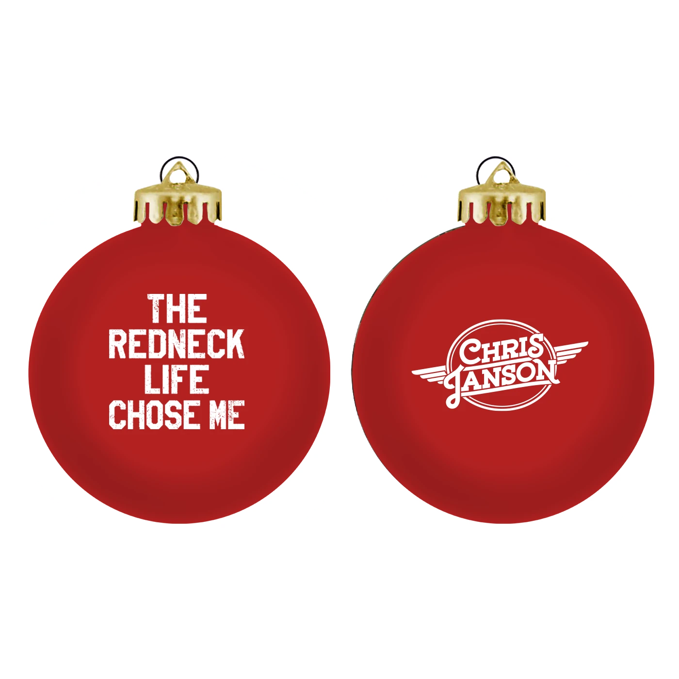Chris Janson Redneck Life Ornament