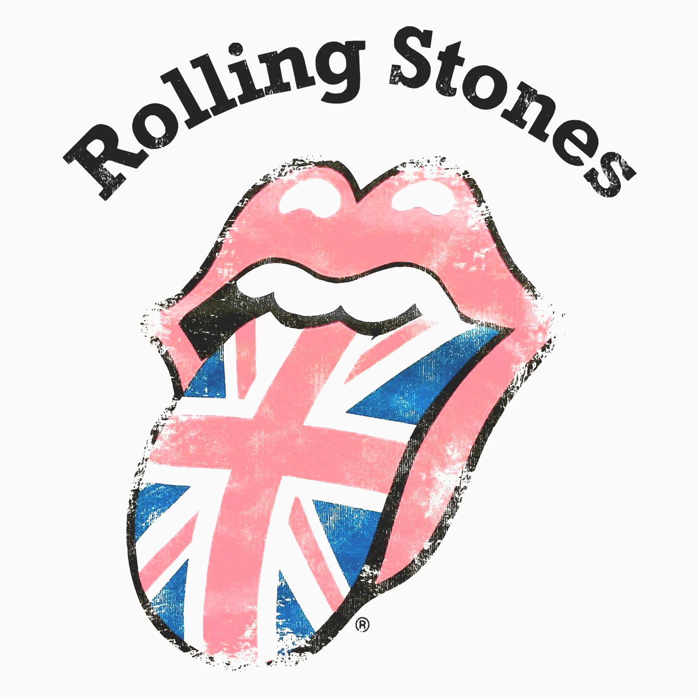 The Rolling Stones T-Shirt |  Union Jack Tongue Logo The Rolling Stones Shirt