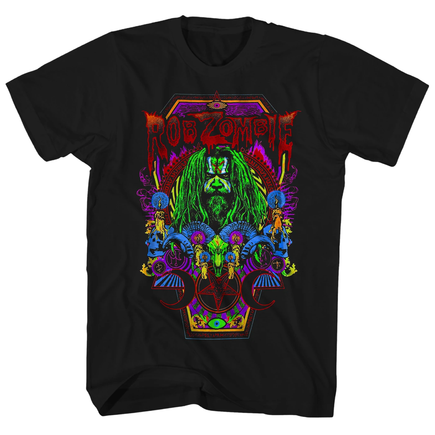 Rob Zombie T-Shirt | Necropolis Coffin Rob Zombie Shirt