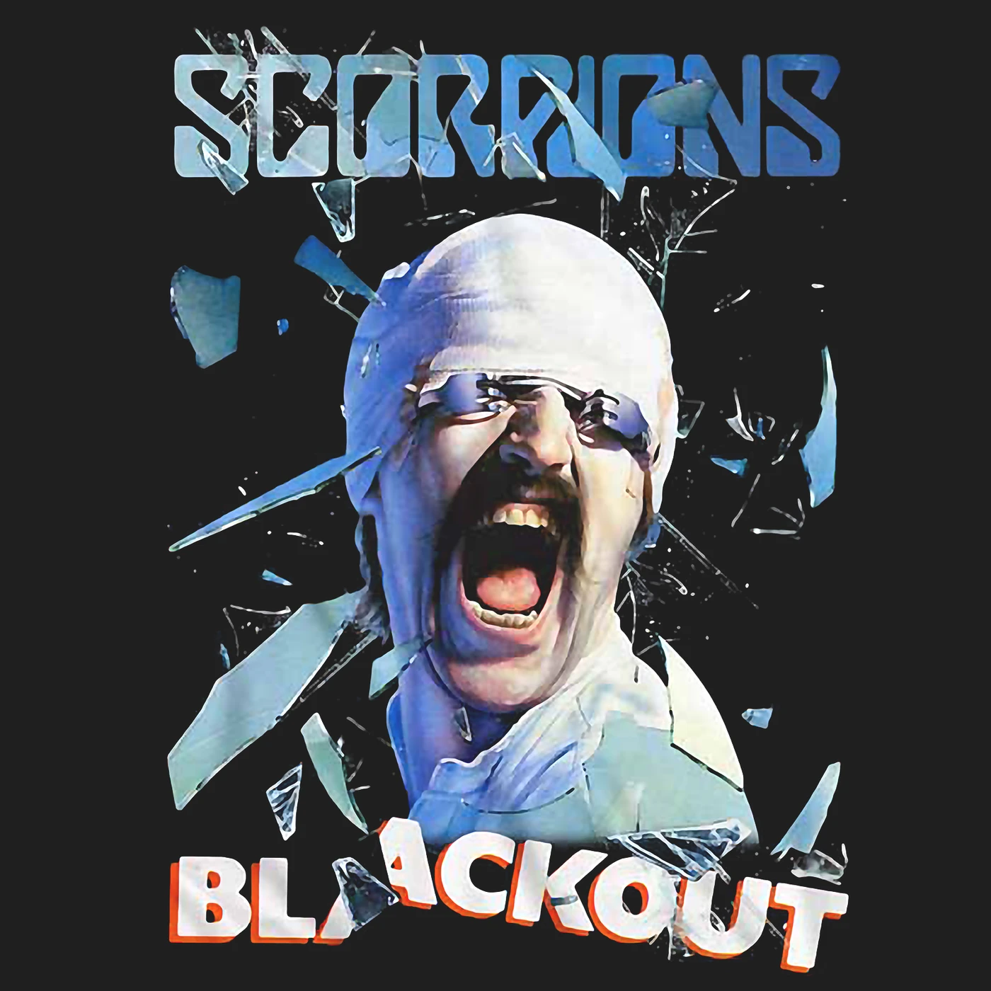 Scorpions T-Shirt | Blackout Album Art Scorpions Shirt