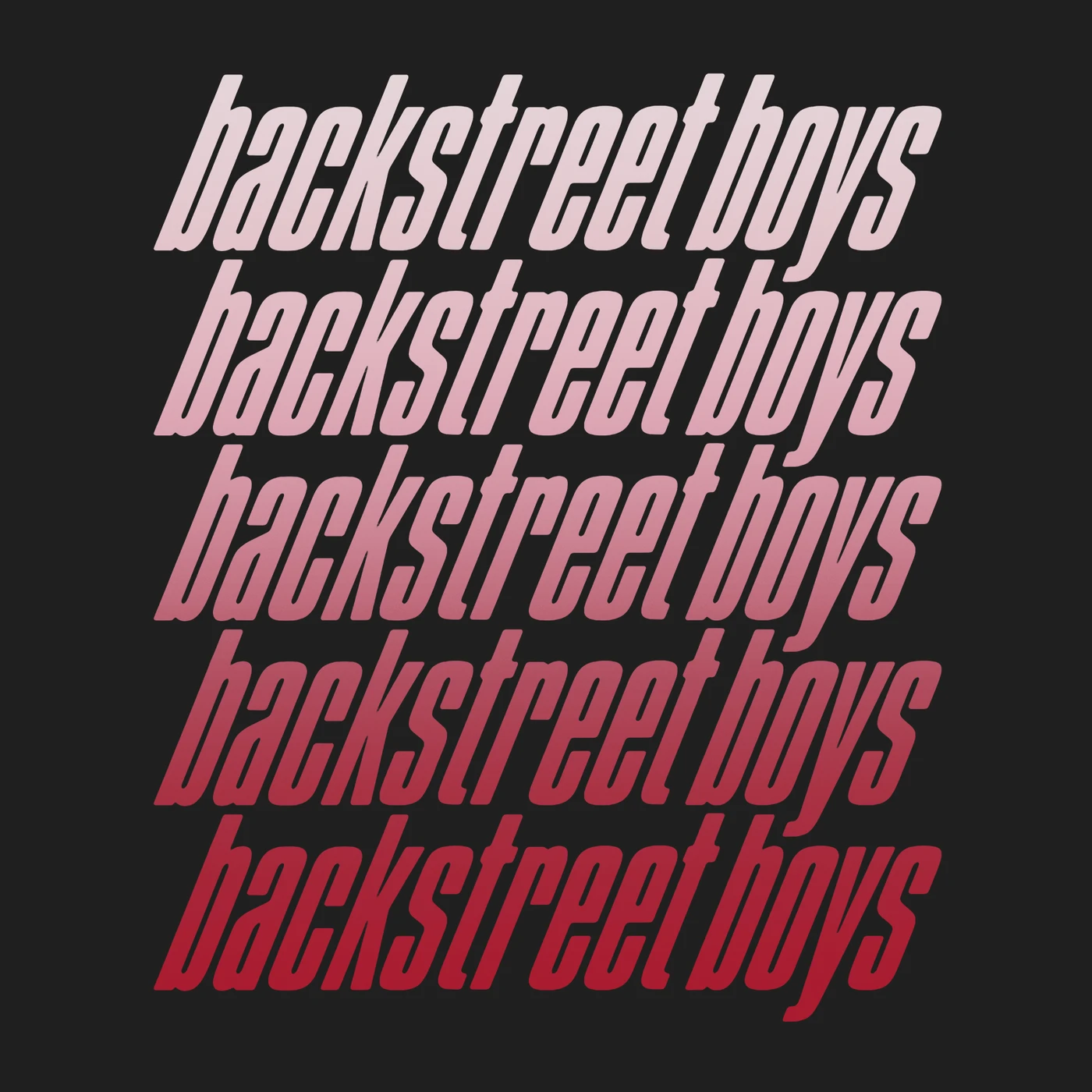 Backstreet Boys T-Shirt | Repeat Logo Backstreet Boys Shirt