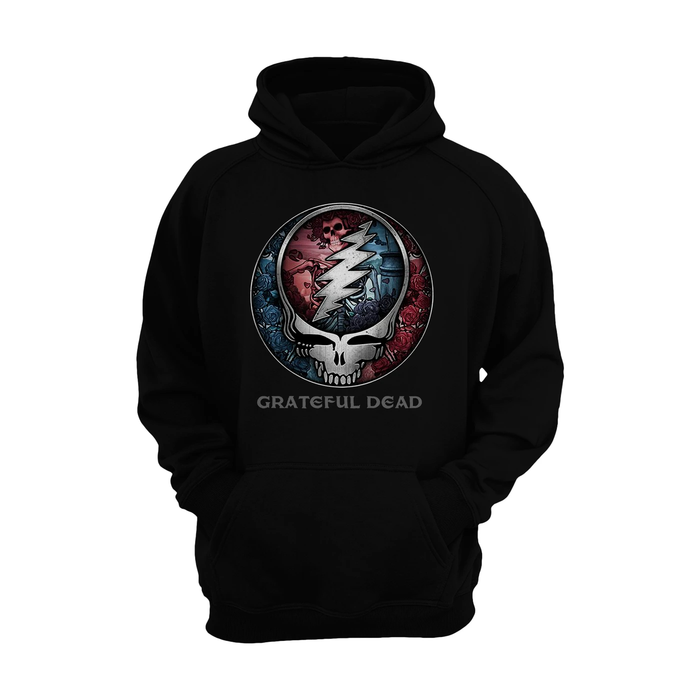 The Grateful Dead Hoodie | Steal Your Face Skull Grateful Dead Hoodie