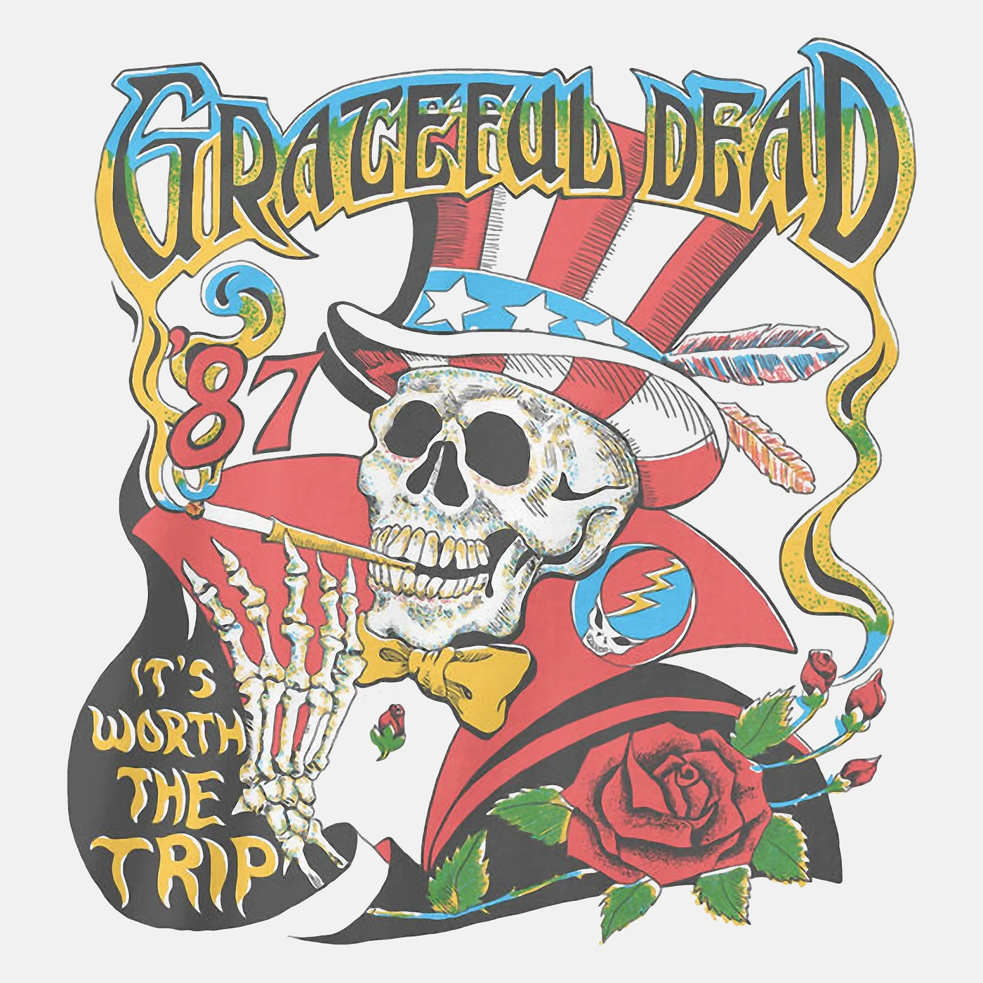 Grateful Dead T-Shirt | It's Worth The Trip ’87 Spring Tour Grateful Dead Shirt