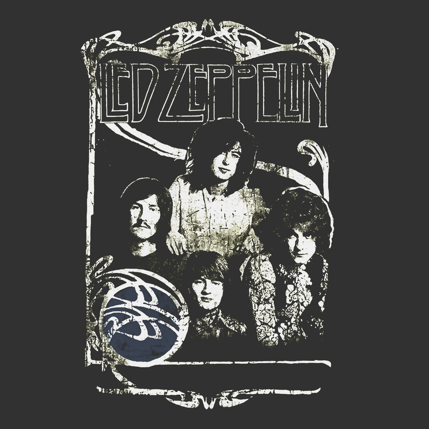 Led Zeppelin T-Shirt | 1969 Band Promo Group Photo Led Zeppelin Shirt