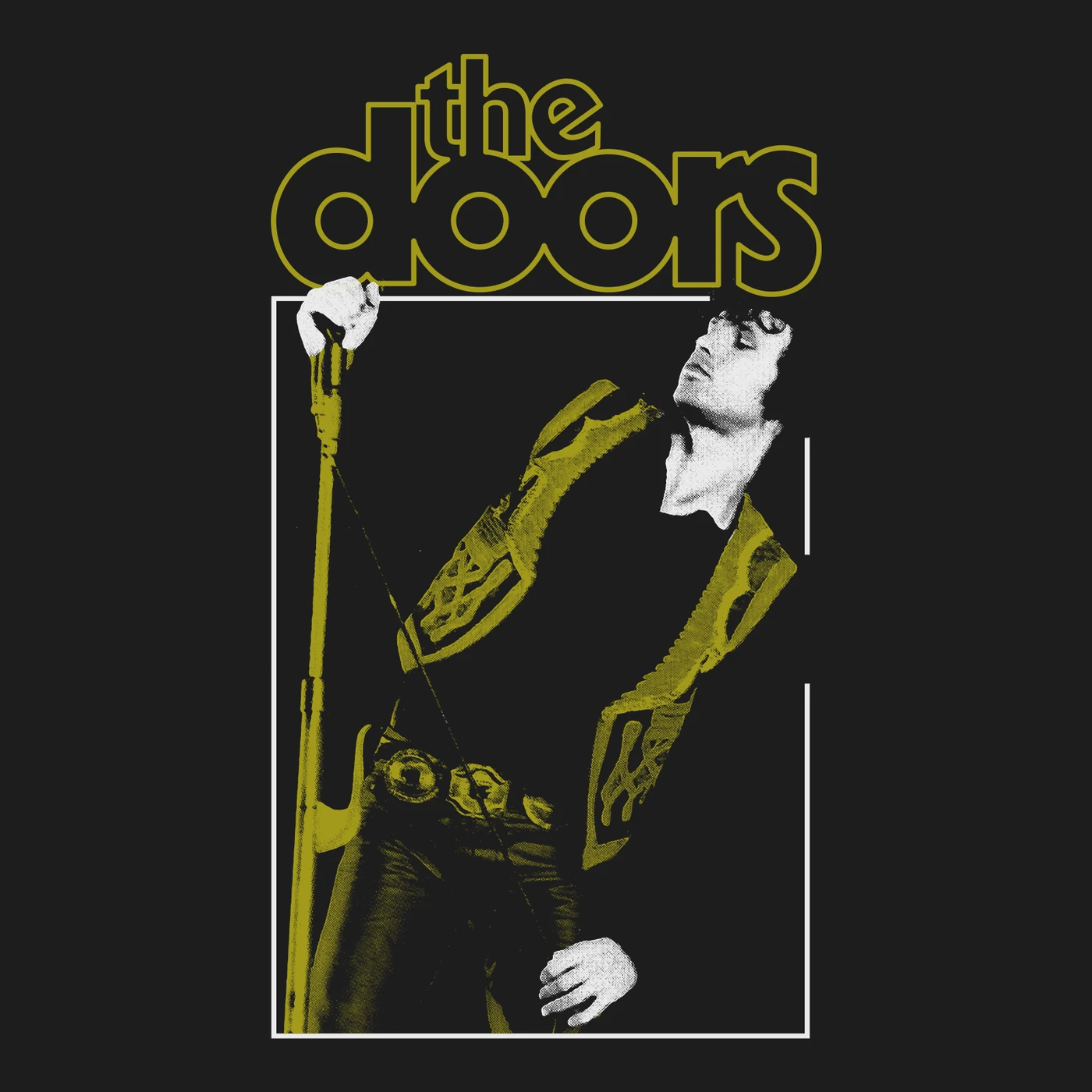 The Doors T-Shirt | Jim Morrison Yellow Vest The Doors Shirt